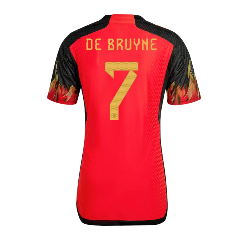 Belgium DE BRUYNE #7 Home Jersey Authentic 2022 - gojersey