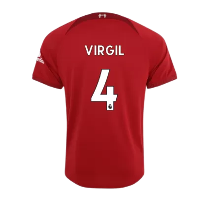 Liverpool VIRGIL #4 Home Jersey 2022/23 - gojersey