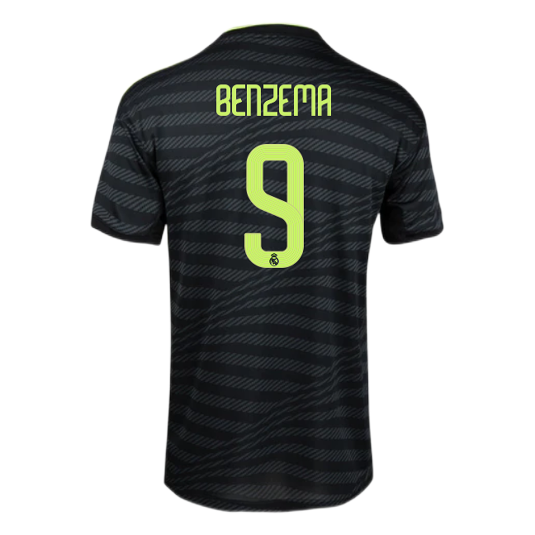 BENZEMA #9 Real Madrid Jersey 2021/22 Away Adidas