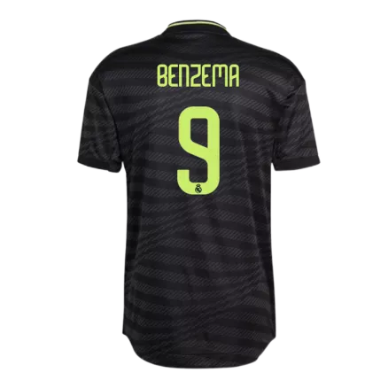 Real Madrid BENZEMA #9 Third Away Jersey Authentic 2022/23 - gojerseys
