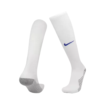 France Away Soccer Socks 2022 - gojersey