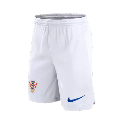 Croatia Home Soccer Shorts 2022 - gojersey