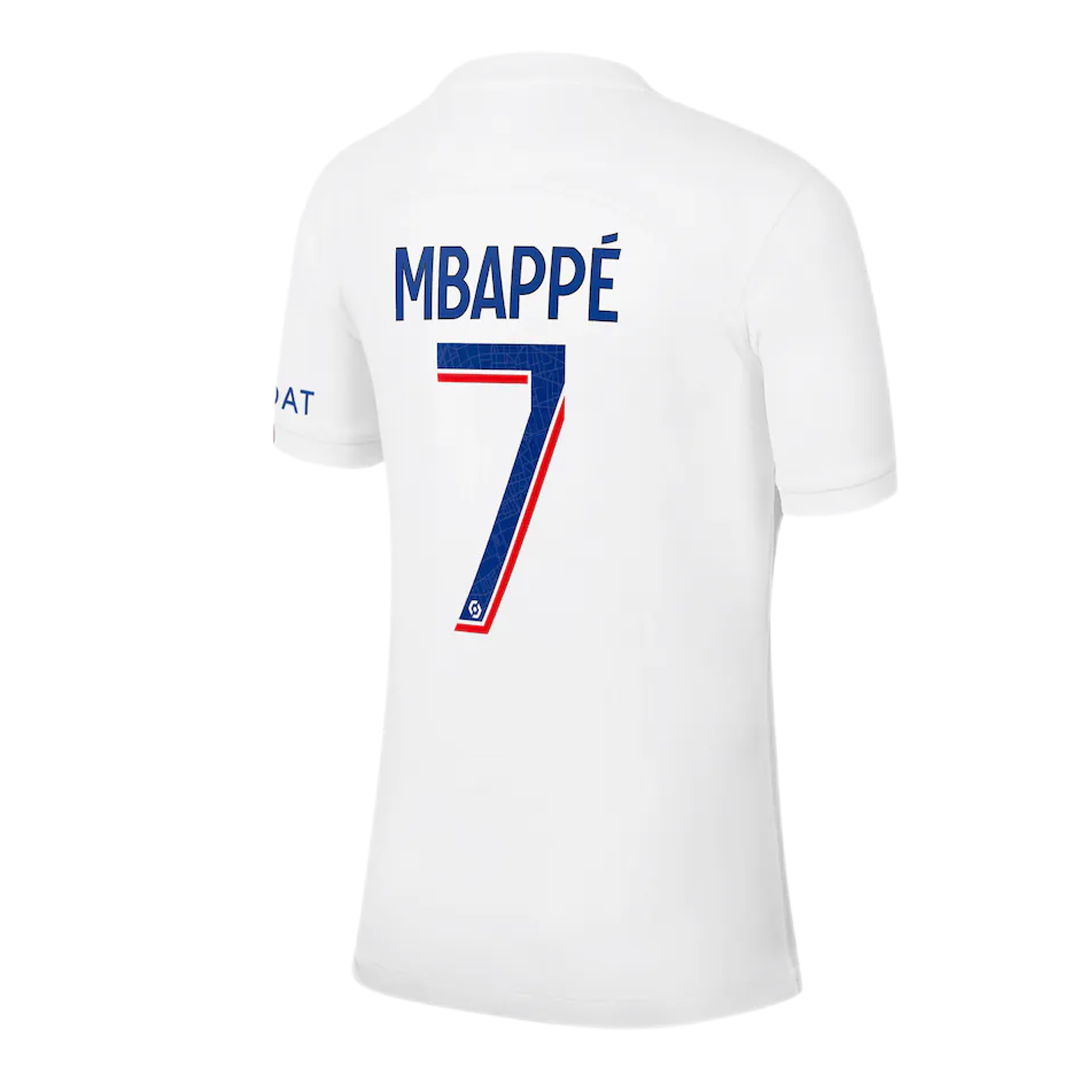 Buy 2020-2021 France Pre-Match Training Shirt (White) - Kids (MBAPPE 10)