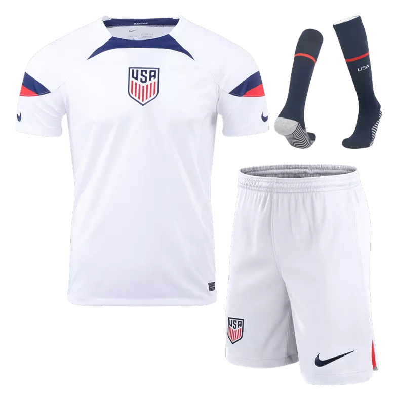 USA Home Jersey Kit 2022 (Jersey+Shorts+Socks) - gojersey