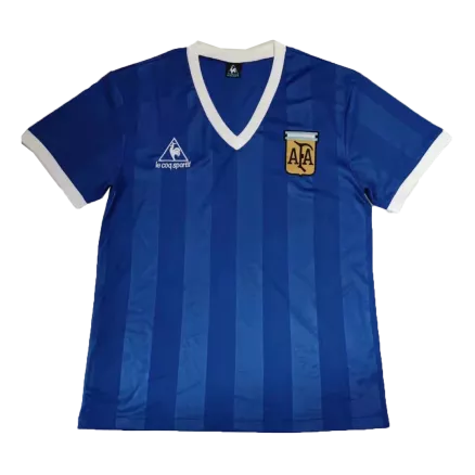 Argentina Away Jersey Retro 1986 - gojerseys