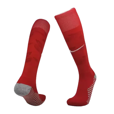 France Home Soccer Socks 2022 - Kid - gojersey