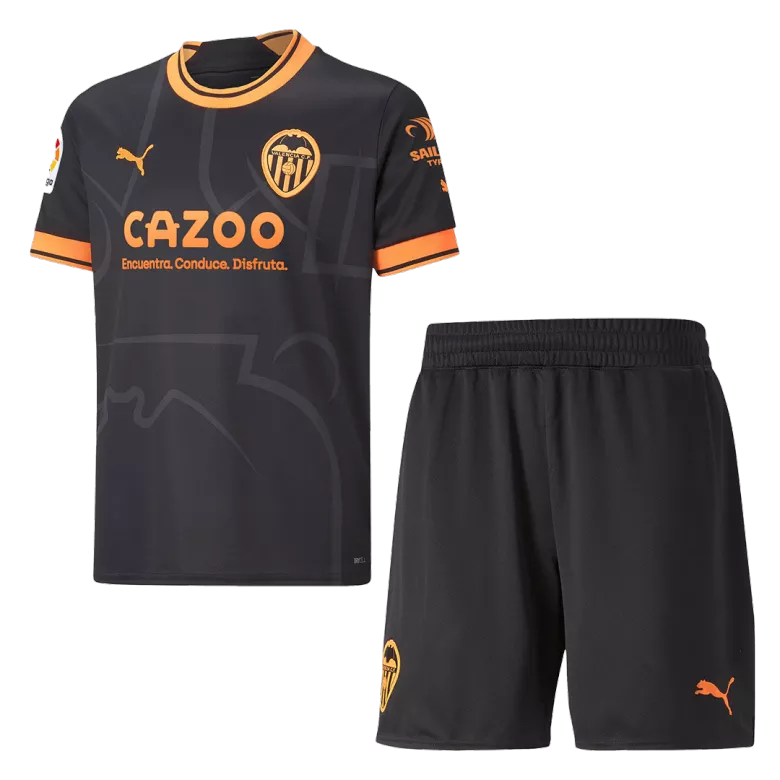 Valencia Away Jersey Kit 2022/23 Kids(Jersey+Shorts) - gojersey