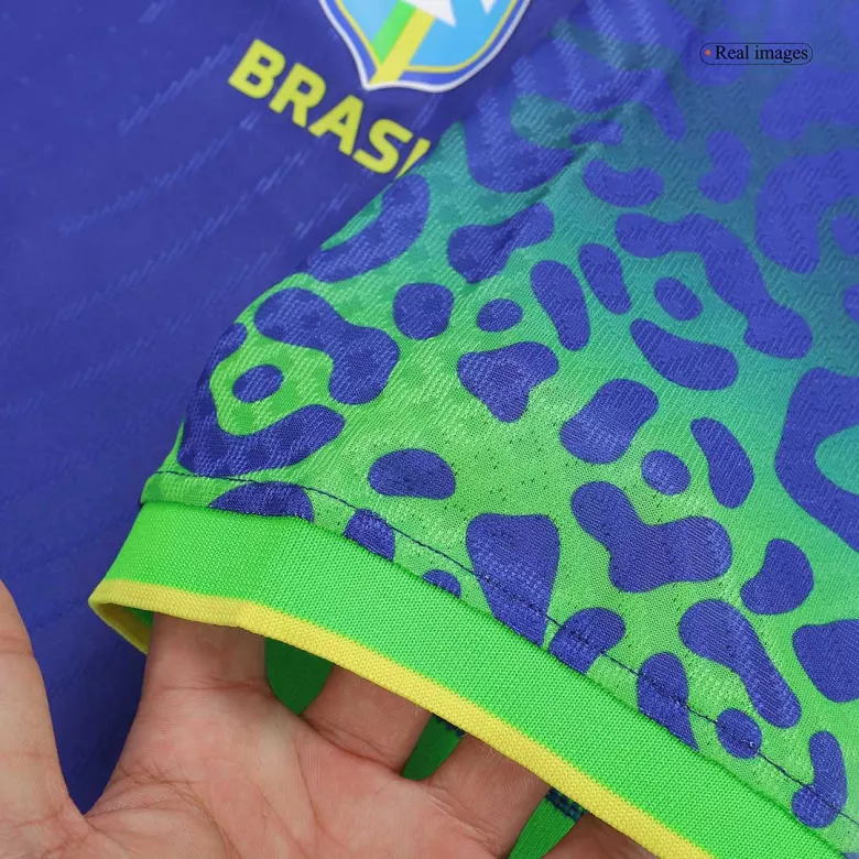 Brazil Away Jersey Authentic 2022 - gojersey