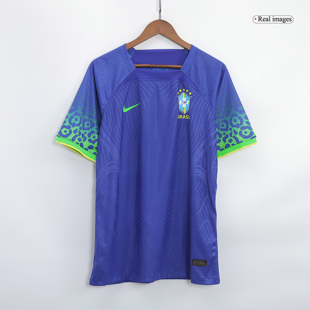 Brazil 2022 Away Authentic Dri-Ft ADV Jersey Blue Neymar #10 Nike M-2XL NWT