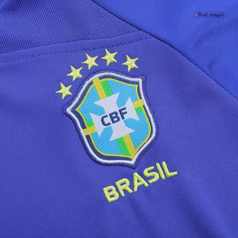 Brazil Away Jersey Kit 2022 Kids(Jersey+Shorts) - gojerseys