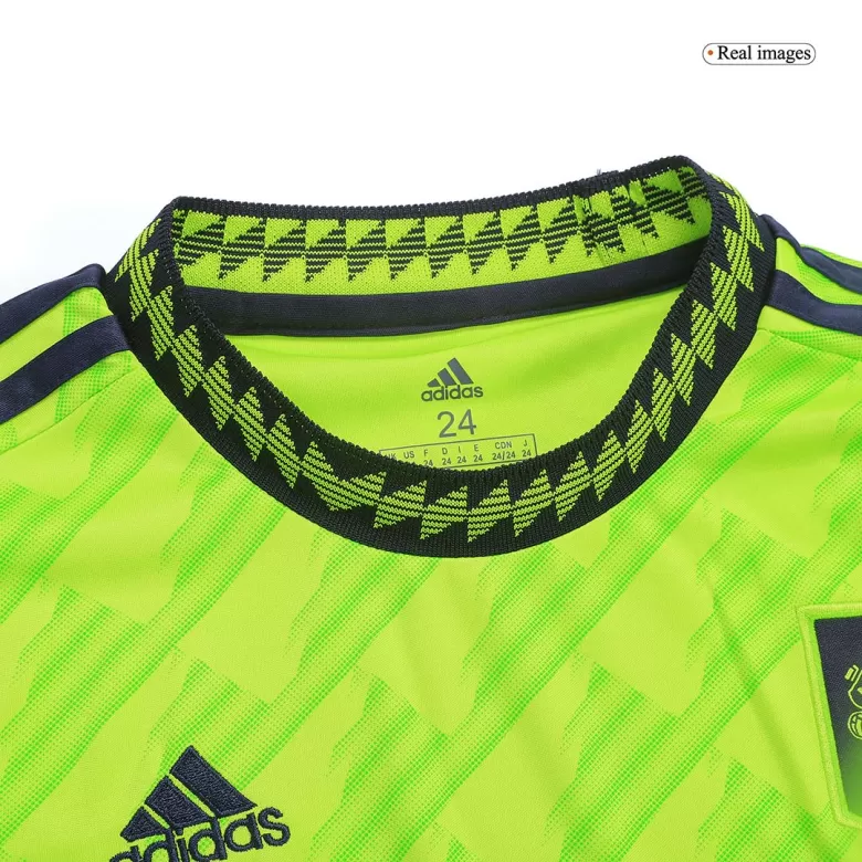 Manchester United Third Away Jersey Kit 2022/23 Kids(Jersey+Shorts) - gojerseys