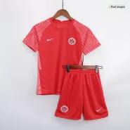 Canada Home Jersey Kit 2022 Kids(Jersey+Shorts) - goaljerseys