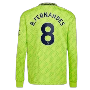 Manchester United B.FERNANDES #8 Third Away Jersey 2022/23 - Long Sleeve - goaljerseys