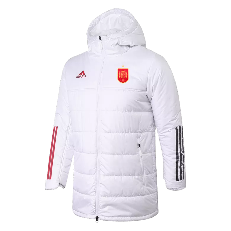 Spain Training Winter Jacket 2022 White - gojersey