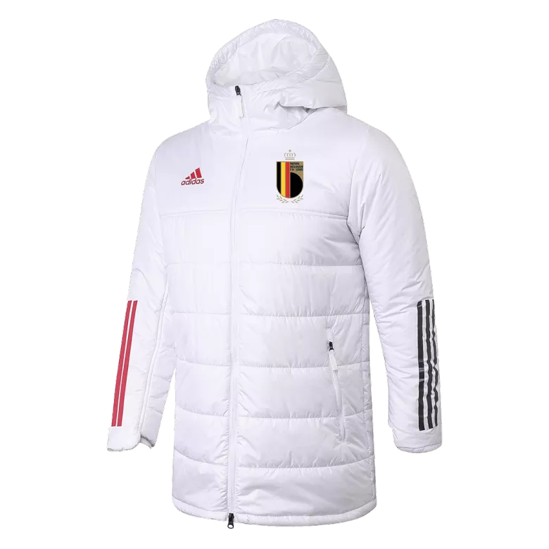 Belgium Training Winter Jacket 2022 White - gojersey