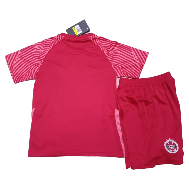 Canada Home Jersey Kit 2022 Kids(Jersey+Shorts) - gojersey
