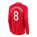 Manchester United B.FERNANDES #8 Home Jersey 2022/23 - Long Sleeve - goaljerseys