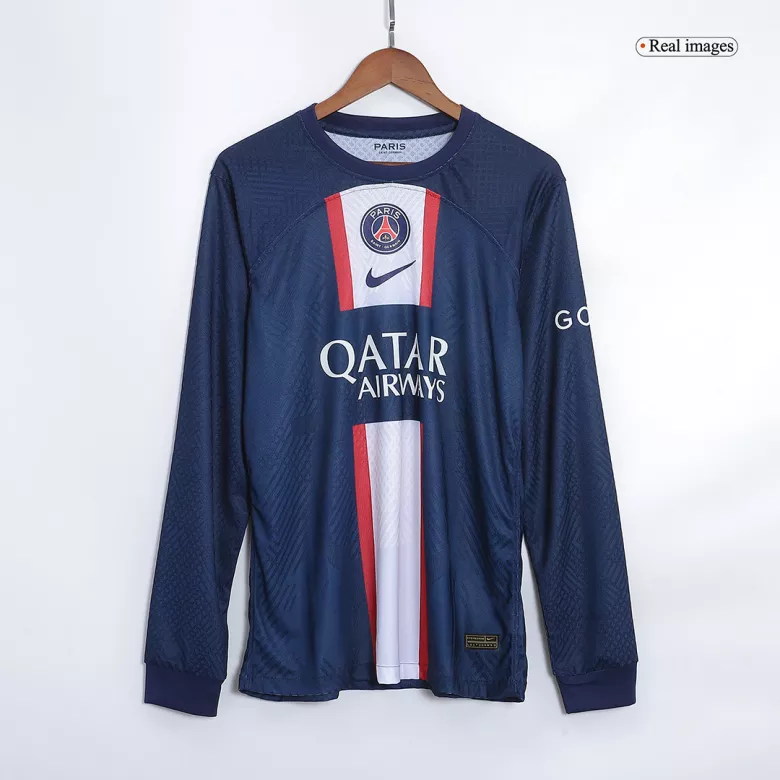 Authentic PSG Long Sleeve Home Jersey 2022/23 - gojersey