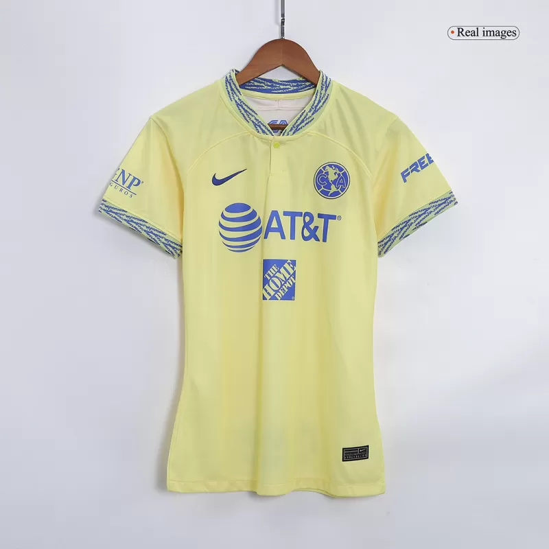 Club America Home Jersey 2022/23 with Yellow available at gogoalshop