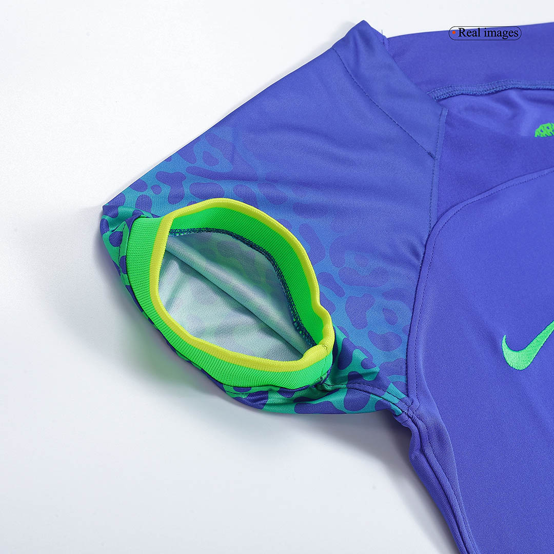 NEYMAR JR #10 Brazil Jersey 2022 Away - Women World Cup