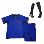 Netherlands Away Jersey Kit 2022 Kids(Jersey+Shorts+Socks) - goaljerseys