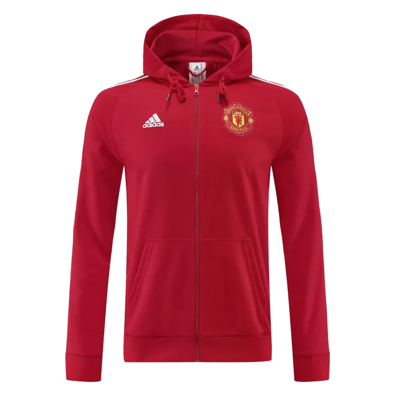 Manchester United Hoodie Sweatshirt Kit 2022/23 - Red (Top+Pants) - gojersey