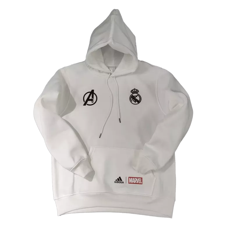 Real Madrid Sweater Hoodie 2022/23 - White - gojersey