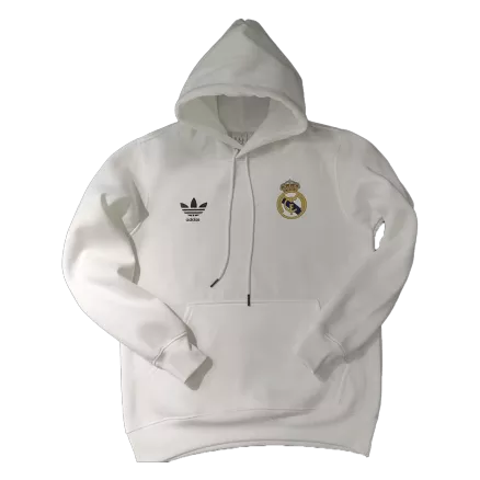 Real Madrid Sweater Hoodie 2022/23 - White - gojerseys
