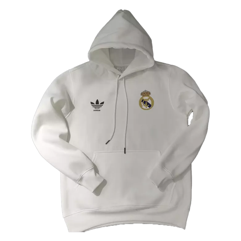 Real Madrid Sweater Hoodie 2022/23 - White - gojersey