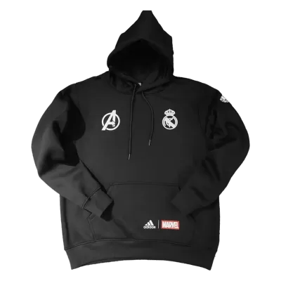 Real Madrid Sweater Hoodie 2022/23 - Black - gojersey