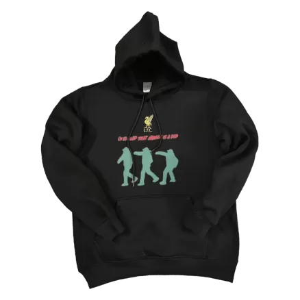 Liverpool Sweater Hoodie 2022/23 - Black - gojerseys