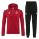 Manchester United Hoodie Sweatshirt Kit 2022/23 - Red (Top+Pants) - gojerseys