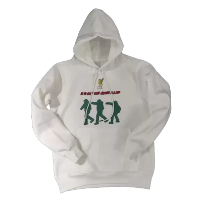 Liverpool Sweater Hoodie 2022/23 - White - gojersey