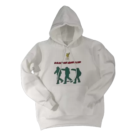 Liverpool Sweater Hoodie 2022/23 - White - gojerseys