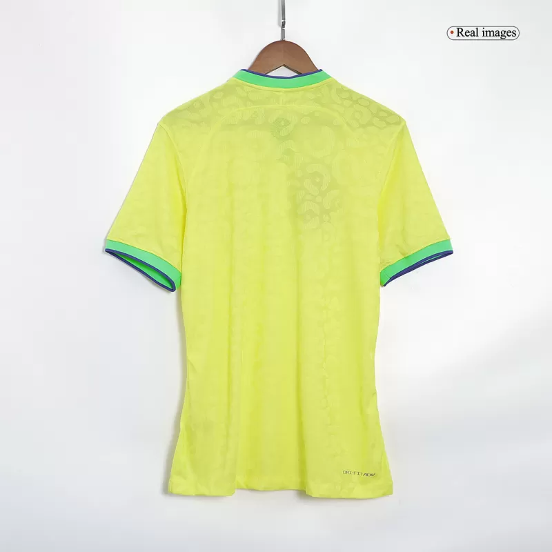 Brazil VINI JR #20 Home Jersey Authentic 2022 - gojersey