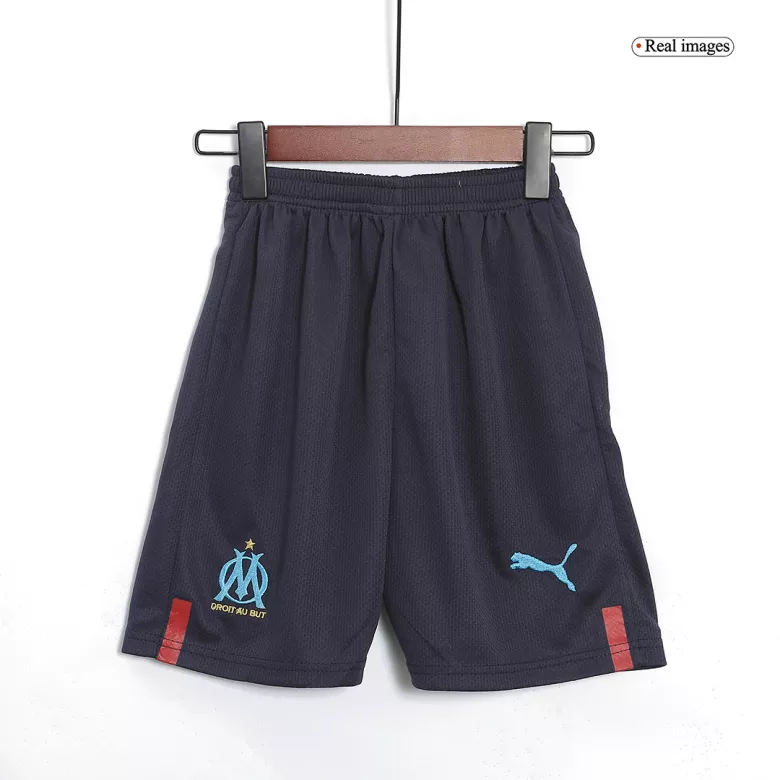 Marseille Away Jersey Kit 2022/23 Kids(Jersey+Shorts) - gojersey