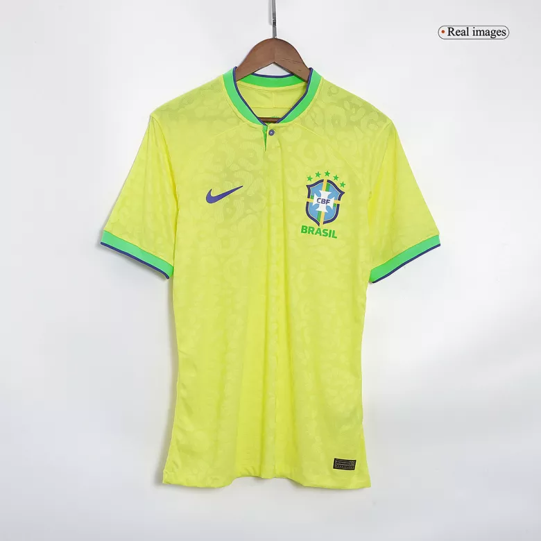 Brazil RICHARLISON #9 Home Jersey Authentic 2022 - gojersey