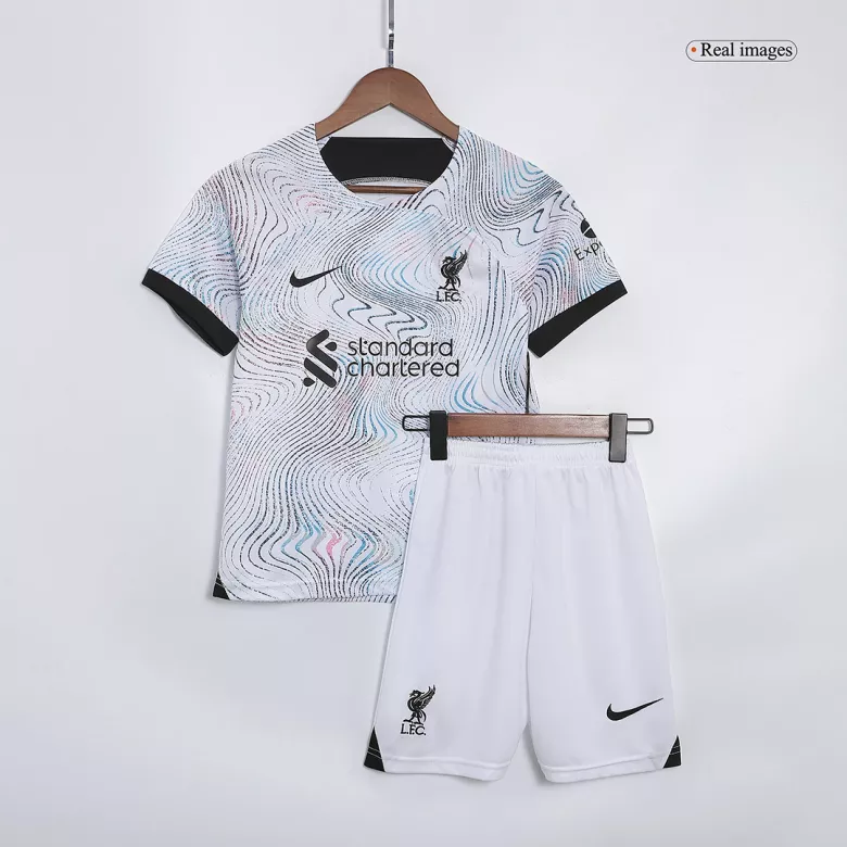 Liverpool Away Jersey Kit 2022/23 Kids(Jersey+Shorts) - gojersey