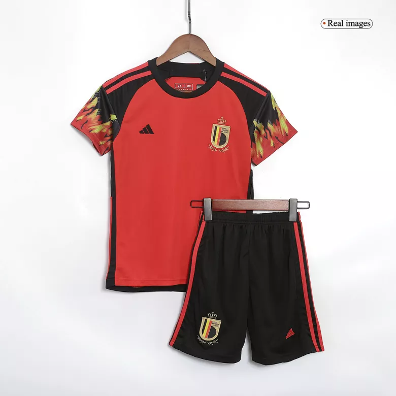 Belgium Home Jersey Kit 2022 Kids(Jersey+Shorts+Socks) - gojersey