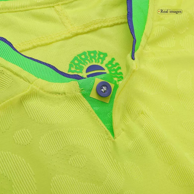 Brazil Home Jersey Authentic 2022 - gojersey