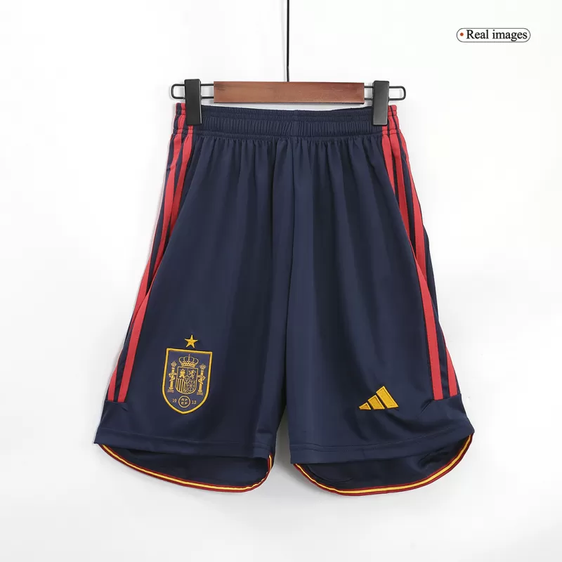 Spain Home Soccer Shorts 2022 - gojersey