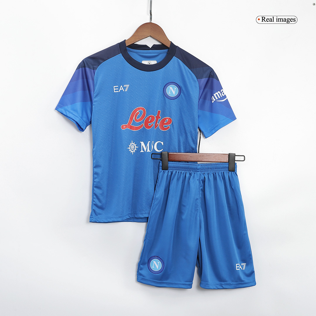 OFFICIAL SSC NAPOLI REPLICA HOME JERSEY 2022-2023 FOR MEN BROUGHT FROM  ITALY!