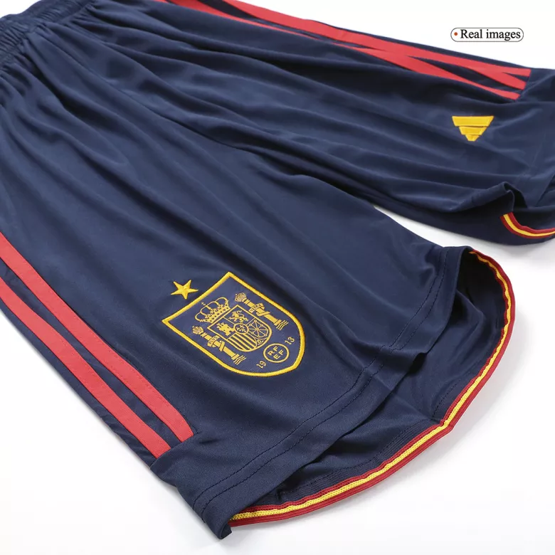 Spain Home Soccer Shorts 2022 - gojersey