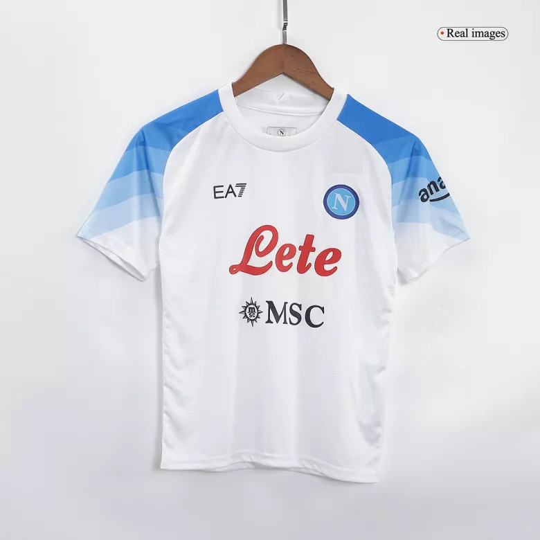 Napoli Away Jersey Kit 2022/23 Kids(Jersey+Shorts) - gojersey