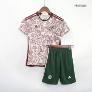 Mexico Away Jersey Kit 2022/23 Kids(Jersey+Shorts) - goaljerseys
