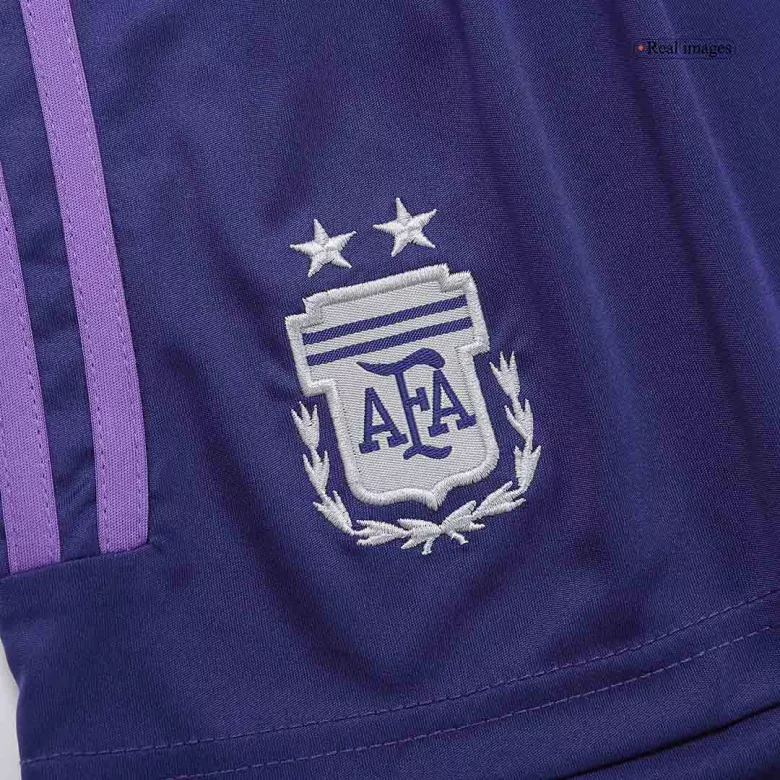 Argentina Away Soccer Shorts 2022 - gojersey