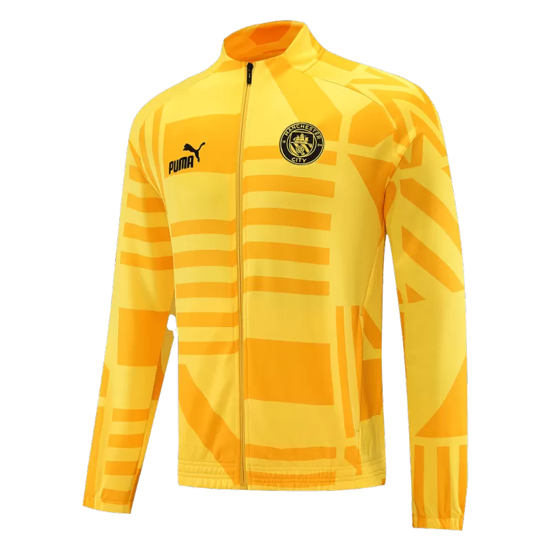 Manchester City Training Jacket 2022/23 Yellow - gojersey