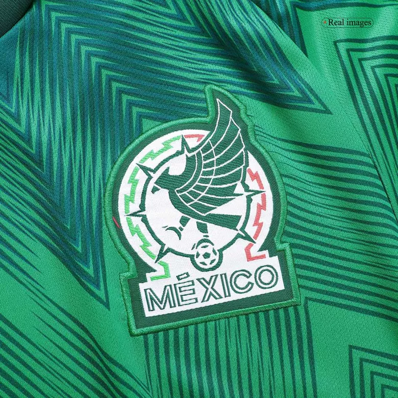 Mexico A.GUARDADO #18 Home Jersey 2022 - Long Sleeve - gojersey