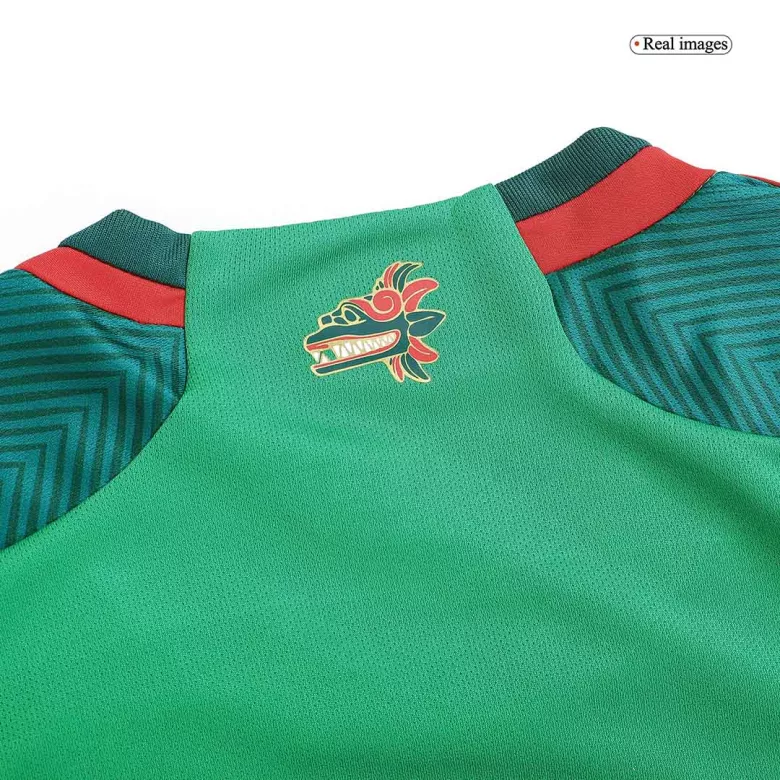 Mexico H.LOZANO #22 Home Jersey 2022 - Long Sleeve - gojersey