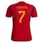 Spain MORATA #7 Home Jersey 2022 - goaljerseys